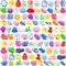 100Pcs Mochi Squishy Toy Individually Wrapped Squishy Toys for Kids Party Favors, Kawaii Squishies Animals Stress Relief Toy for Boys Girls Birthday Gift, Classroom Prizes, Christmas Goodie Bag